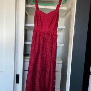 MOVE OUT SALE! SHEIN Vacation red dress with O ring